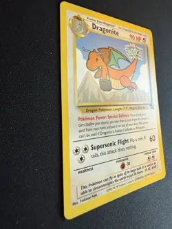Pokemon TCG Dragonite Black Star Promo Card #5 Vintage 1999 - Image 2
