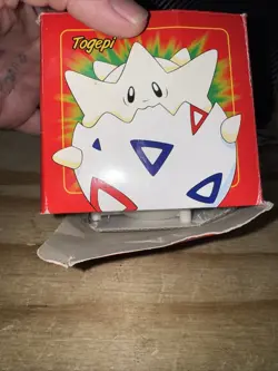 Pokemon Togepi Burger King 23k Gold Plated Trading Card Red 1999 Nintendo - Image 5