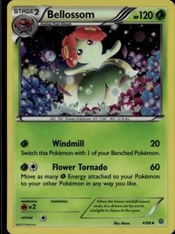 Bellossom - 4/98 (Cosmos Holo) Promo Miscellaneous Cards & Products 004/098 - Image 1