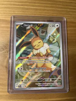 Eevee 173 Sv: Scarlet & Violet Prismatic Evolutions ETB Promo Card Holo - Image 1