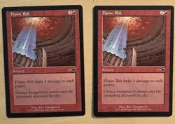 MTG Flame Rift X2 Cards, Nemesis - Image 1