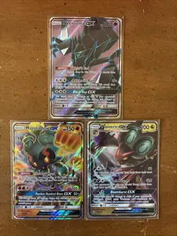 Lot Of 3 Pokemon GX Cards Burning Shadows - Image 1