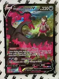 Pokemon TCG 4 card Galarian Moltres NM lot - Gold SIR Trainer gallery - Image 4