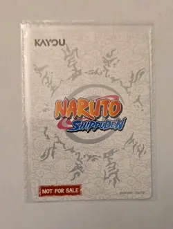 Naruto Uzumaki PSA Magazine Promo Card SEALED - Image 2