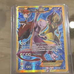 Pokemon Mewtwo EX 163/162 BREAKthrough Secret Rare Full Art Holo Basic Card - Image 1
