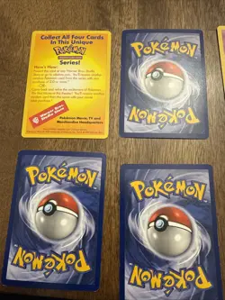 Mew X6 + Catch Mew! 1999 Promo Pokemon League Card Wizards of the Coast LP - Image 4