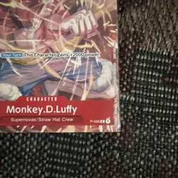 Monkey.D.Luffy - P-006 (Retail Promo) P-006 One Piece Promotion Cards Regular - Image 5