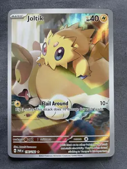 Scarlet and Violet era Joltik illustration rare pokemon cards. - Image 2