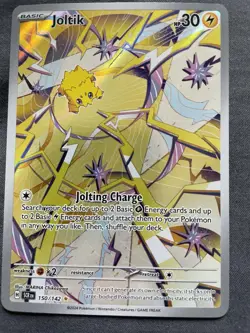 Scarlet and Violet era Joltik illustration rare pokemon cards. - Image 4