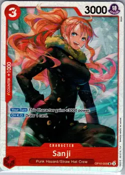 Sanji OP10-005 SR English Royal Blood - One Piece Card - NM - Image 1