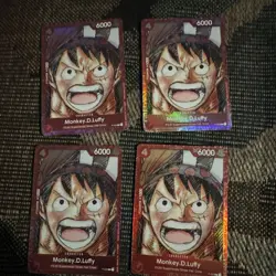 Monkey.D.Luffy (Premium Card Collection -ONE PIECE FILM RED Edition-) P-022 X 4 - Image 1