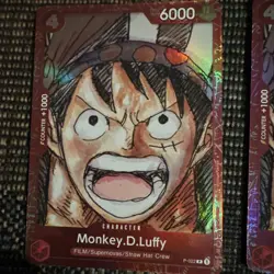Monkey.D.Luffy (Premium Card Collection -ONE PIECE FILM RED Edition-) P-022 X 4 - Image 2