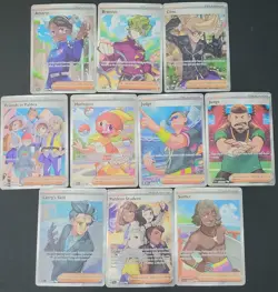 Pokemon TCG Full Art Trainer Ultra Rare LOT (A) 10x Cards NO DUPLICATES - Image 1