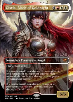 Gisela Blade of Goldnight MTG Stand in Custom Game Card Edh High Quality - Image 1