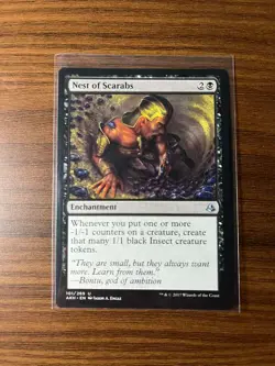 1x Nest of Scarabs (#101) Very Lightly Played Magic:the Gathering MTG Amonkhet - Image 1