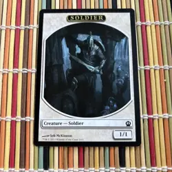 Soldier Token x8 (McKinnon) Theros Magic the Gathering MTG Free Shipping - Image 2