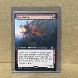 Impulsivity (Extended Art) Commander: Lorwyn Eclipsed Regular - Image 1