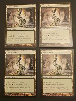 Mtg 4x 🔥🔥 Tree of Tales 🔥🔥 Mirrodin MT/NM Magic The Gathering - Image 1