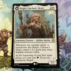 x1 Brigid, Clachan's Heart / Doun's Mind ECL Lorwyn Eclipsed MTG Regular NP - Image 1