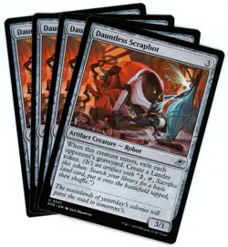 x4 Dauntless Scrapbot - 0237 - Edge of Eternities - MTG - NM Ships Now - Image 1