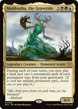x1 Muldrotha, the Gravetide M MTG Commander: Lorwyn Eclipsed M/NM, English - Image 1