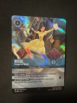 NM Enchanted Belle Strange but Special 214/204, Enchanted Foil, Disney Lorcana - Image 1