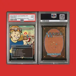 MTG Fallout Vaultboy Farewell Borderless Foil #353 PSA 9 - Image 3