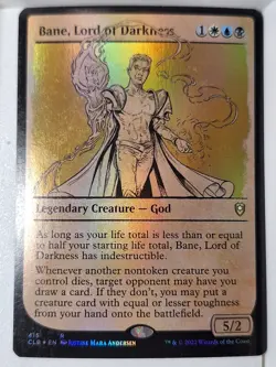 Bane, Lord of Darkness - Foil Showcase Commander- Magic the Gathering MTG Nice! - Image 1