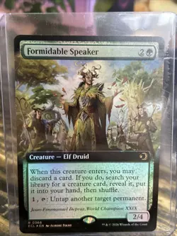 Formidable Speaker (Extended Art) - 366 ECL: Lorwyn Eclipsed R Foil NM - Image 1