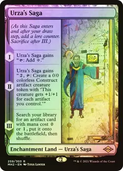 Magic MTG Modern Horizons 2 FOIL Urza's Saga NEAR MINT NM - Image 1
