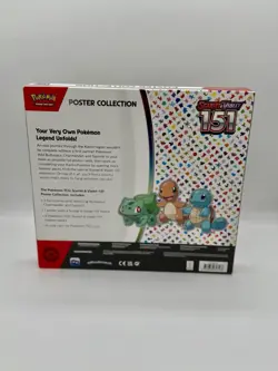 Pokemon TCG Scarlet & Violet 151 Poster Collection Box 3 Packs New Sealed G2 820650853166 - Image 2