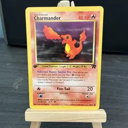 Pokemon TCG Charmander Team Rocket 1st Edition (50/82) - Image 1
