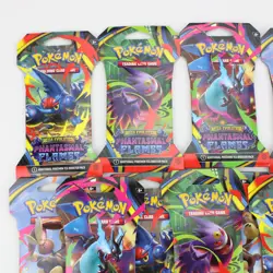 13 Sealed Phantasmal Flames Sleeved Blisters Packs Pokemon TCG Bundle Lot - Image 3