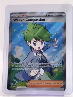 WALLY'S COMPASSION 2025 POKEMON MEGA EVOLUTION ULTRA RARE 179/132 Q4094 - Image 1