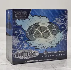 Pokemon TCG: Stellar Crown Pokemon Center Exclusive Elite Trainer Box NEW SEALED - Image 1