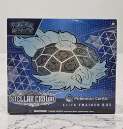 Pokemon TCG: Stellar Crown Pokemon Center Exclusive Elite Trainer Box NEW SEALED - Image 2