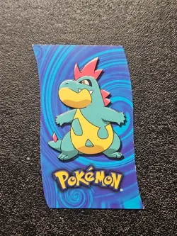 Topps Pokemon Johto Series 1 Croconaw Die-Cut 8 Of 15 Rare Starter - Image 1