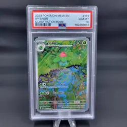 Pokemon Ivysaur 167/165 Scarlet & Violet 151 PSA 10 Gem MT Illustration Rare - Image 1