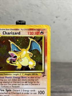 Charizard 4/130 Base Set 2 Holo Rare-WOTC-Vintage-Pokemon TCG-Fast Ship-Played! - Image 3