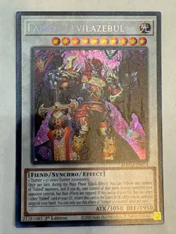 YUGIOH- Fabled Levilazebul - BLMM-EN014 - Secret Rare - 1st Edition - Image 1