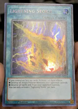 Yugioh Lightning Storm MP22-EN253 Prismatic Secret Rare 1st Ed NM w/Tracking - Image 4