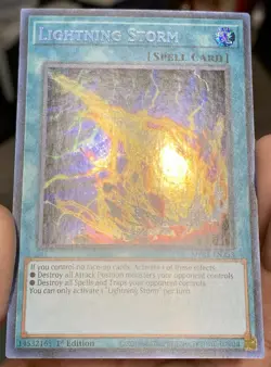 Yugioh Lightning Storm MP22-EN253 Prismatic Secret Rare 1st Ed NM w/Tracking - Image 5