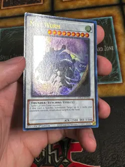 Yugioh Mist Wurm HAC1-EN166 Ultra Rare MISPRINT ERROR! No Duel Terminal Foil NM - Image 2