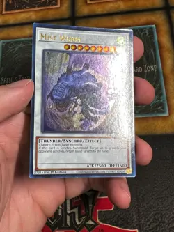 Yugioh Mist Wurm HAC1-EN166 Ultra Rare MISPRINT ERROR! No Duel Terminal Foil NM - Image 3