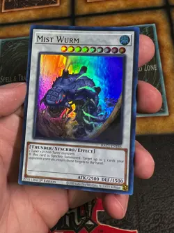 Yugioh Mist Wurm HAC1-EN166 Ultra Rare MISPRINT ERROR! No Duel Terminal Foil NM - Image 4