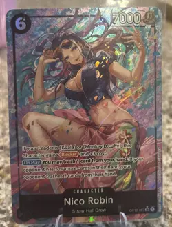 Nico Robin (Alternate Art) OP12-087 Legacy of the Master Foil - Image 1