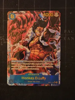 Monkey D. Luffy (Alt Art) OP11-118 SEC A Fist of Divine Speed ONE PIECE English - Image 1