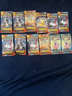 Pokemon TCG Scarlet And Violet Surging Sparks Sealed Booster Packs Lot Of 12 820650853258 - Image 1