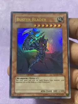 | Yugioh Buster Blader YAP1-EN006 Ultra Rare Anniversary Pack LP/MP 🔥 | - Image 1