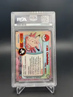 2000 TOPPS CHROME POKEMON T.V. SPARKLE #36 CLEFABLE PSA 7 - Image 2